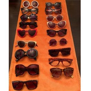 All sunglasses are for sale!